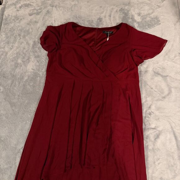 Ever Pretty Deep Red Evening Dress - Picture 2 of 4